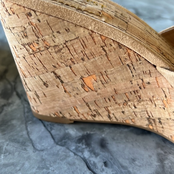 Nine West cork, wedge sandals, size 7.5. #Poshmark - Picture 7 of 9
